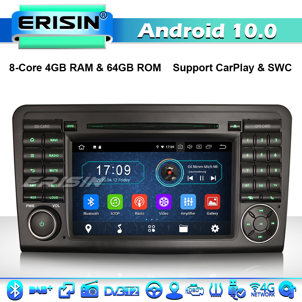 Erisin ES6961L 8 Core Android 10 0 Car Stereo GPS Sat Nav Mercedes Benz