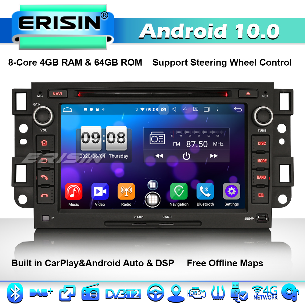 Erisin Es C Android Core Carplay Dsp Rds G Wifi Obd Dab