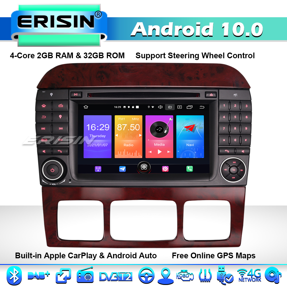 Erisin Es S Carplay Dsp Android Car Stereo Dab Radio Gps Sat